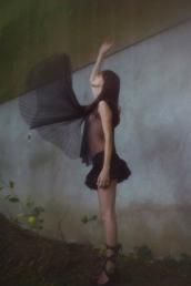 pleated top &  chiffon tutu // anne valerie hash | shoes // anne valerie hash