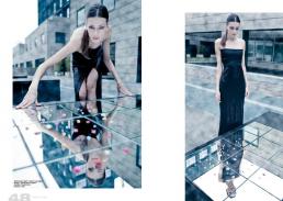 dress black night // alberto caneglias | shoes // alexander mcqueen | crystals // swarovsky | mirrors // ikea  